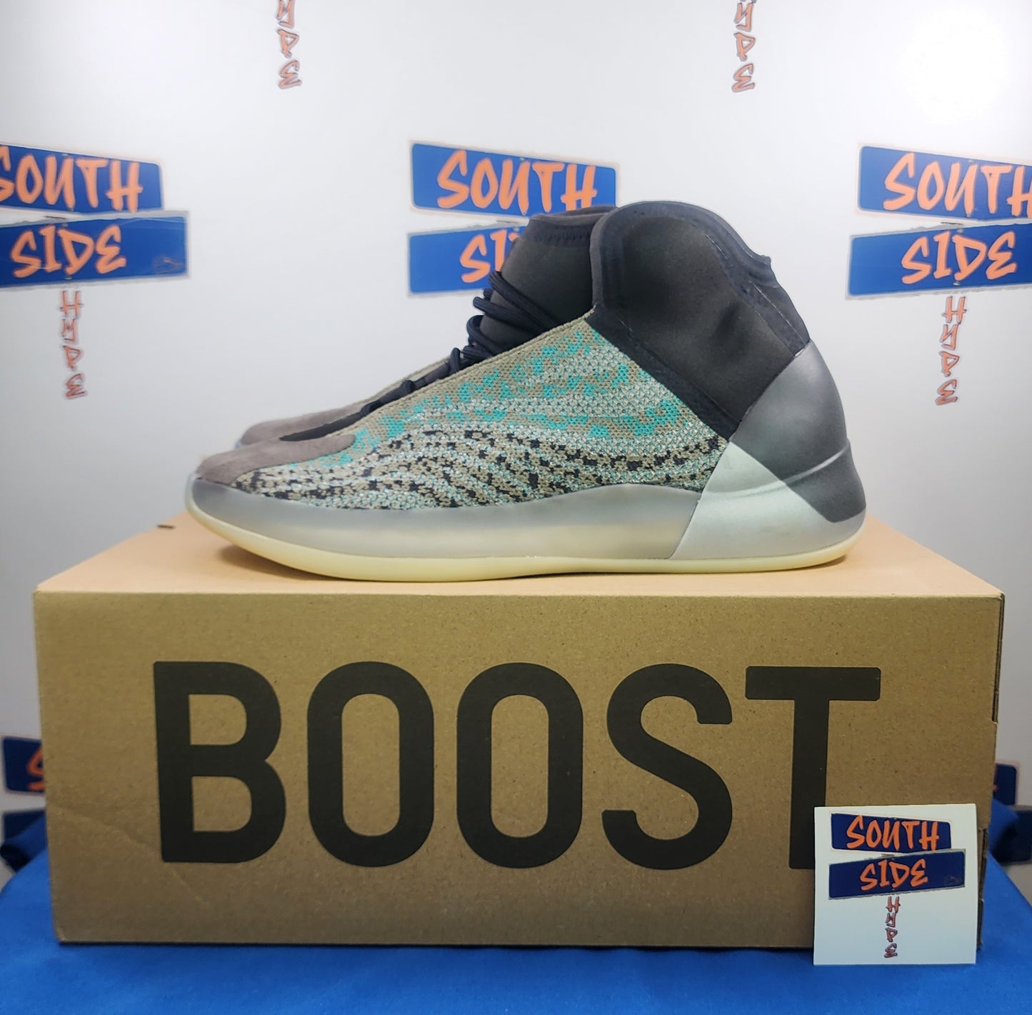 Adidas Yeezy QNTM Teal Blue